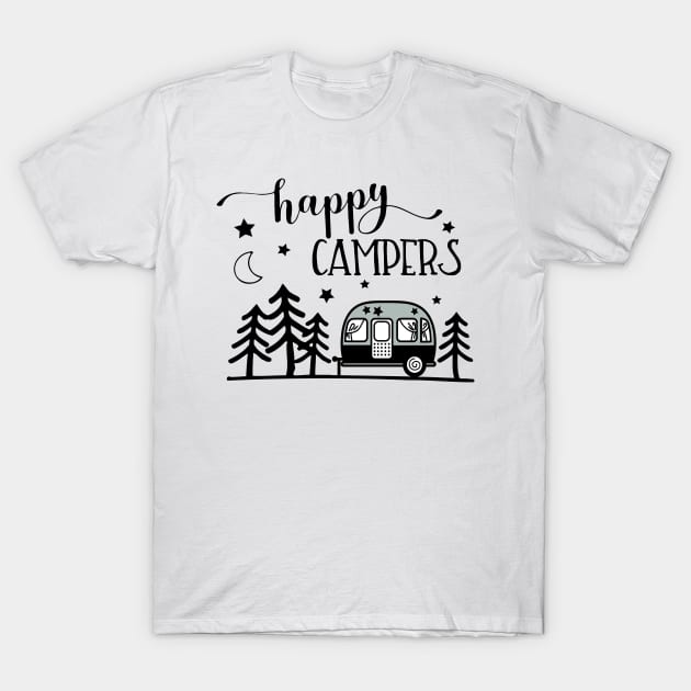 Happy Camper T-Shirt by xylalevans